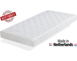 Matras 80x200x14 cm Comfort schuim met anti-allergische wasbare hoes. Royalmeubelcenter.nl ®