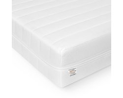 Matras - 90x200 - 7 zones - koudschuim - premium tijk - 15 cm - hard - Gemiddeld