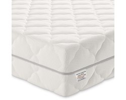 Matras 90x200 - Pocketvering matras 90x200 cm - 7 zones - Zacht - Hoogte 21 cm - Eenpersoons