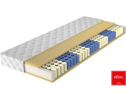 Matras - Pocketveren + 3 cm HR Koudschuim – 100x200x21 cm