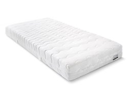 Maxi Silver Pocket Deluxe Foam Matras 80x200cm - Pocketvering Matras - Koudschuim Toplaag - Dikte: 22 cm - Eenpersoonsmatrassen