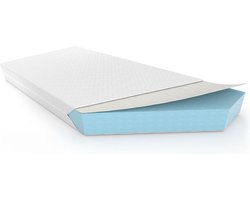 Perfectmatras Schuimmatras 90x220 - Wasbare tijk - 15 cm hoog