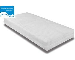 "Rustmatras Pocketvering Matras 70x200 - 7 zones - 21 cm hoog / Inclusief anti allergische wasbare tijk met huisstofmijt bescherming"