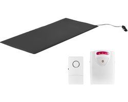 Sensormat, 355,6x762 mm Alarmtredemat – Draadloze Bedsensormat met Pieper, Veiligheidsalarm en Valbeveiliging voor Thuis, Ziekenhuis en Revalidatiecentrum