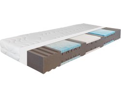 SLEEPNEO - matras 100x200 - 19 cm dik - 7 zones - H3/H4 - koudschuim - stevig