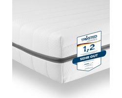 SLEEPNEO - matras 70x200 - 15 cm dik - koudschuim - H2/H3 duo hardheid - stevig