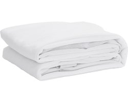 vidaXL - Matrasbeschermer - waterdicht - 90x220 - cm - wit
