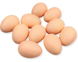 10st Kunstmatig Ei - Faux Decoratie voor Keuken en Theater