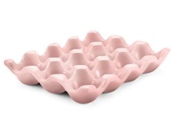 12-kops keramische eierschaal - porseleinen eierhouder voor koelkast en aanrecht