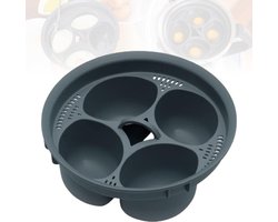 Geschikt voor Thermomix TM6, eierkoker Geschikt voor Thermomix TM5, stoommandje Geschikt voor 4 eieren Geschikt voor TM6/TM5