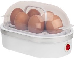 Aura® Eierkoker electrisch - Eierkoker - Eierkoker met timer - Wit - ‎12cm x 22cm x 14cm