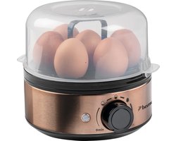 Bestron Eierkoker - AEC2000CO - 400W - Voor 7 eieren - incl. maatbeker & eierprikker - Koper