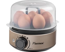 Bestron Eierkoker - AEC2000SAT - 400W - Voor 7 eieren - incl. maatbeker & eierprikker - Satijn