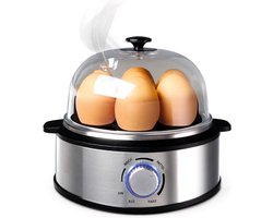 CLVP® Eierkoker Electrisch - Met Timer - Roestvrij Staal