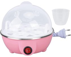 Eiekoker - 7 eieren - Elektrische eierkoker - roze