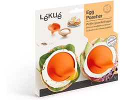 Eier Pocheervorm Roestvrij Staal - 2 Stuks - Perfect Voor Het Bakken van Eieren