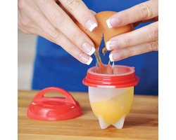 Eierkoker - 6 stuks - Eieren koken zonder schaal - Eggies