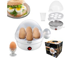 Eierkoker - Eierkoker electrisch - Geschikt voor 7 eieren - RVS