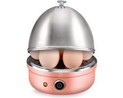 Eierkoker Electrisch 4 in 1 - Geschikt voor 7 Eieren - Roze