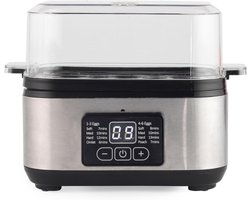 Eierkoker met timer - Eierkoker - Eieren - Handig voor je onbijt - Hard, zacht en Medium gekookt - Timer - Perfect voor thuis en kantoor - Constant zelfde gekookte eieren -