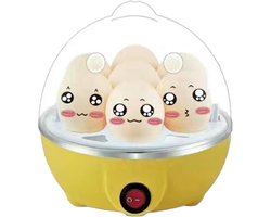 Eierkoker - Multifunctionele, snelle eierstomer, draagbare eierkoker, enkellaagse eierkoker voor thuisgebruik, met automatische uitschakelfunctie.