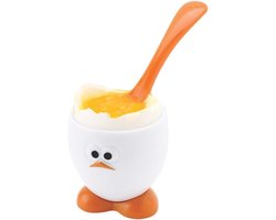 Eierkop en Lepel Set - Keukenaccessoires voor Perfecte Eieren