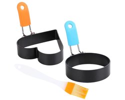 Eierringen met antiaanbaklaag voor gebakken eieren en pannenkoeken