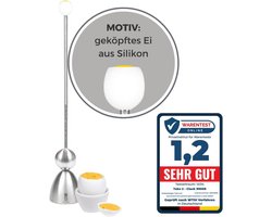 Eierschaalbreker van Roestvrij Staal voor Net Serveren van Zachtgekookte Eieren – Ontbijtaccessoire