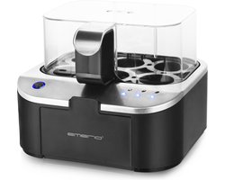 Emerio Smart Eierkoker Elektrisch met Timer - Voor 6 Eieren - 400W - Hard, zacht en medium gekookt - Inclusief Maatbeker - EB-123177 - Eierwekker Zwart