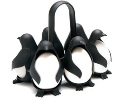 EXCITAT Eieren bewaren - Ei-vormige eierkoker - Eierkoker - Koelkast bewaren - Kookt 6 eieren - Perfect voor zachtgekookte en hardgekookte eieren