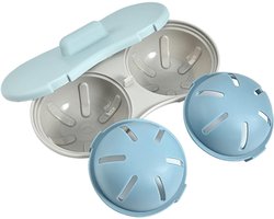 Florixa® Eierkoker magnetron - Eierkoker - Eierkoker electrisch - Blauw - ‎23cm x 13cm x 8cm