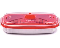 Florixa® Eierkoker magnetron - Eierkoker - Eierkoker electrisch - Wit- 24cm x 13cm x 6cm