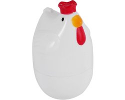 Gekookt ei stoompan Stoessel magnetron eierkoker creatieve kippenvorm magnetron eierkoker