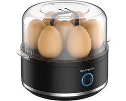 Inventum EK701B Elektrische Eierkoker - 7 eieren - 3 standen - Zwart