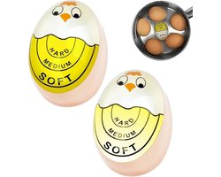 Kleur Veranderende Eiertimer Set van 2 voor Perfect Gekookte Eieren