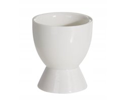 Koopman - Porseleinen Eierhouder - Klassiek Wit - 6 cm