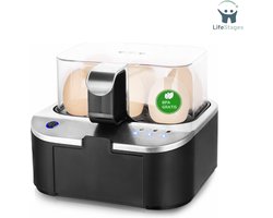 LifeStages - Eierkoker Electrisch - Talking Eierkoker - Drie Kookniveaus [Zacht|Medium|Hard] In ÉÉN Kookproces Met Perfecte Resultaten Stemuitvoer