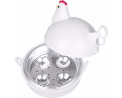 Magnetron Eierkoker - Herbruikbare Ei koker - Snel je Ei Klaar - 4 Eieren - Microwave Egg Boiler - Ei koker