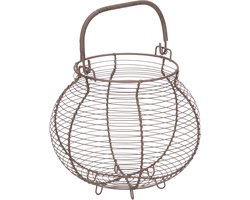 Metalen Eiermand - 25 cm Diameter, Verstelbare Hoogte 18-32 cm