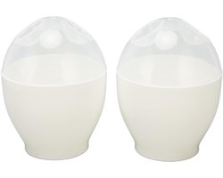 MMP® Eierkoker magnetron - Eierkoker - Eierkoker electrisch - Wit - ‎11cm x 8cm x 8cm