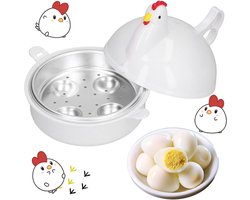 MMP® Eierkoker magnetron - Eierkoker - Eierkoker electrisch - Wit - 16cm x 14cm x 16cm