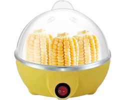 Multifunctionele Eierkoker met 2 Lagen voor Hardgekookte Eieren, Groenten en Dumplings - Automatische Uitschakeling