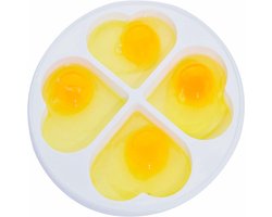 Nexvo® Eierkoker magnetron - Eierkoker - Eierkoker electrisch - Wit - 24cm x 23cm x 7cm