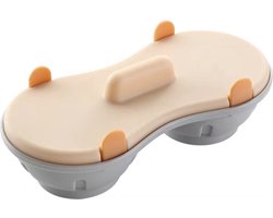 Nixnix® - Magnetron eierstomer - Oranje - Eipocheerder - 2 eieren