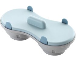 QTTVBTNA -Magnetron Eierkoker voor 2 Eieren – Snel en Gezond Koken, Eivorm Stomer met Afvoergaatjes – Geschikt voor Magnetron, Vaatwasserbestendig, Praktische Eierboiler (Blauw)