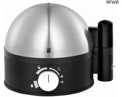 RFWR® Elektrische Eierkoker voor 1 tot 7 Eieren, Instelbaar Hard, Medium of Zacht Gekookt, Hoogwaardig Roestvrij Staal, 380 Watt