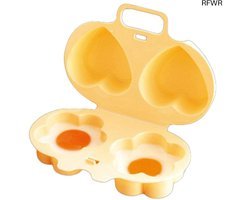 RFWR® Magnetron Eierkoker voor Perfect Gepocheerde Eieren - Ideaal voor Gezond Ontbijt