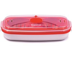 RVV® Eierkoker magnetron - Eierkoker - Eierkoker electrisch - Roze - 24cm x 13cmx 6cm