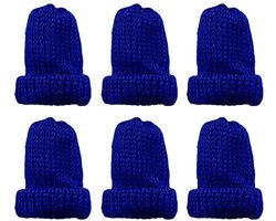 Set van 6 Gebreide Eierwarmers voor Ontbijt Eieren - Mini Mutsen voor Creatieve Tafeldecoratie