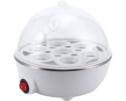 Snelle eierkoker - elektrische eierkoker, 7 eiercapaciteit, mini-eierkoker stomer Wilderer voor de keuken (EU)